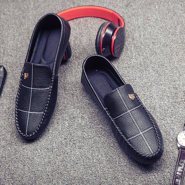 รองเท้าโลฟเฟอร์ชาย รองเท้าผู้ชาย รองเท้าแฟชั่นชาย รองเท้าหนังผู้ชาย Men Loafer Slip-On Shoes