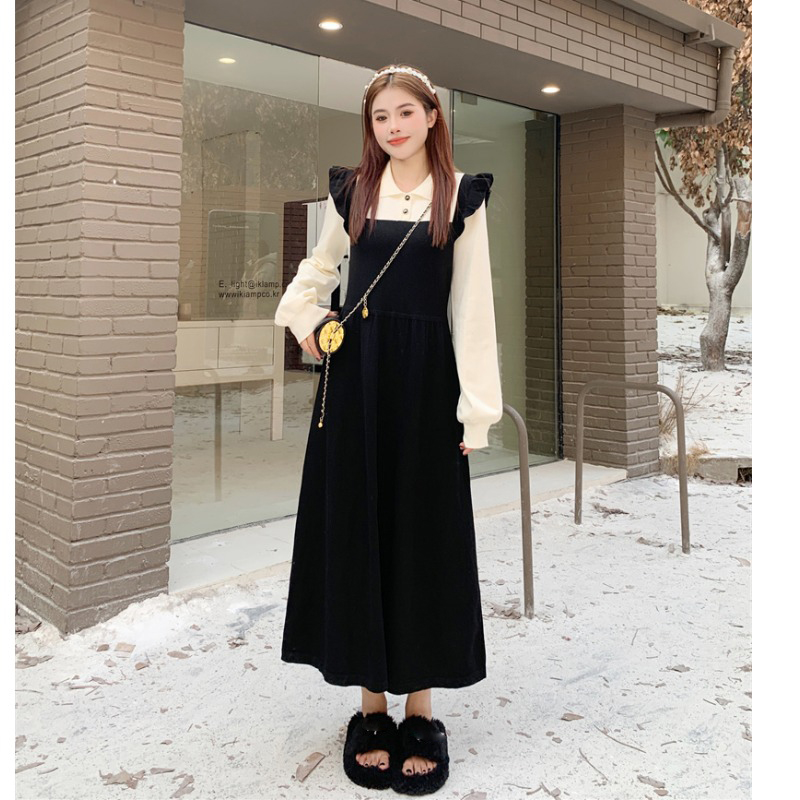 เดรสสาวอวบ มีไซส์ L-4XLอกเสื้อ 38-47 นิ้ว ใส่ได้ทั้งสาวหุ่นดีน่ารักจนถึงสาวอวบพลัสไซส์ จัดส่งฟรี! ทักแชทสั่งซื้อ