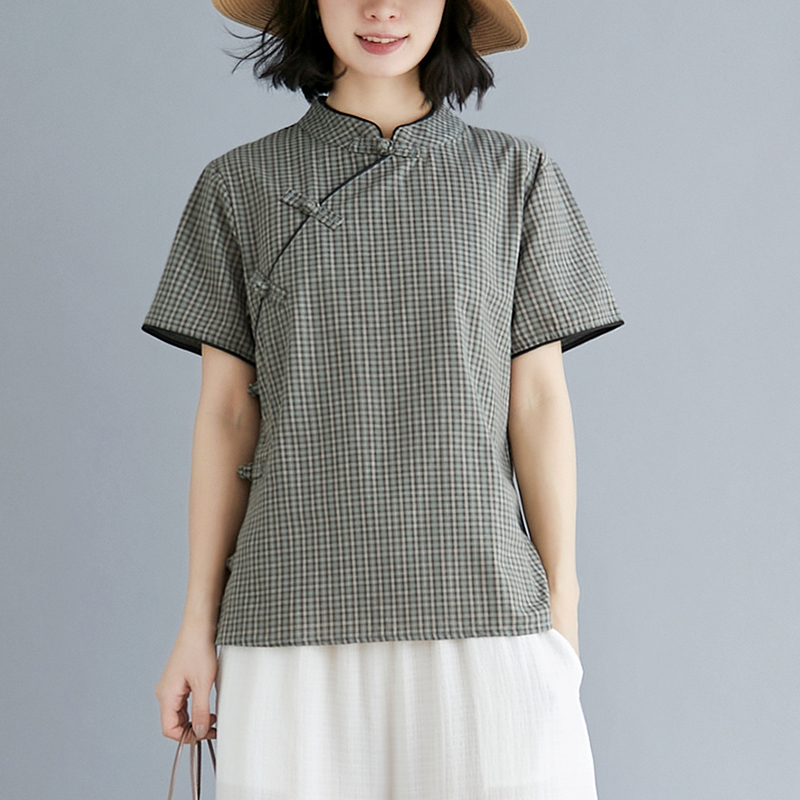 เสื้อลินิน เสื้อผ้าฝ้ายลินิน เสื้อเชิ้ตผ้าลินิน BY Zimo
