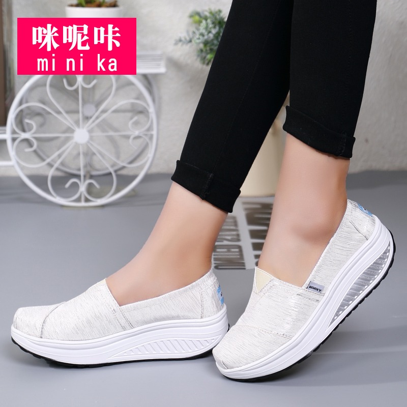 รองเท้าผ้าใบ รองเท้าลำลอง รองเท้าผ้าใบลำลอง รองเท้าแฟชั่นแบบสวม Slipper Shop