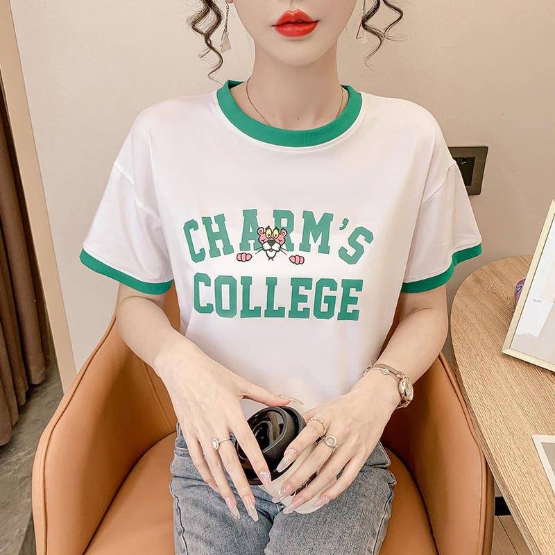 เสื้อยืดวัยรุ่นน่ารักๆ เสื้อวัยรุ่นแขนสั้น เสื้อผ้าวัยรุ่นเกาหลี แบรนด์ Wiyike
