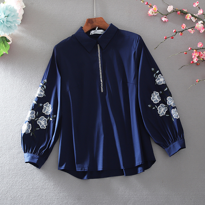 เสื้อลินิน เสื้อผ้าฝ้ายลินิน เสื้อเชิ้ตผ้าลินิน ปักลายสวยๆด้วยด้าย สไตล์VINTAGE BY Dreamroom