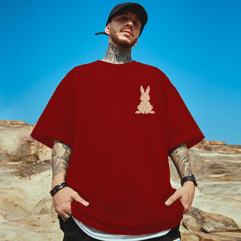 เสื้อยืดผู้ชายอ้วน S-5XL(อกเสื้อ39-51นิ้ว)