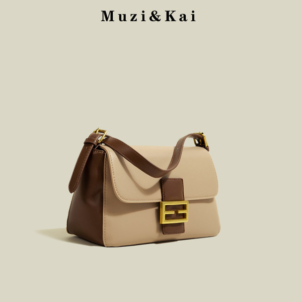 กระเป๋าสะพายข้างผู้หญิง กระเป๋าสะพายสไตล์เกาหลี By Muzi&Kai