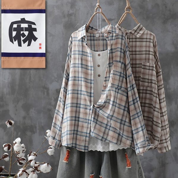 เสื้อเชิ้ตผ้าฝ้ายลินิน ขายเสื้อเชิ้ต ผ้าลินิน เสื้อเชิ้ตผ้าฝ้ายผู้หญิง