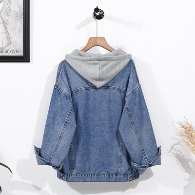 เสื้อแจ็กเก็ตยีนส์ เสื้อคลุมยีนส์คนอ้วน แจ็คเกตยีนส์ Bigsize มีไซส์L-5XL