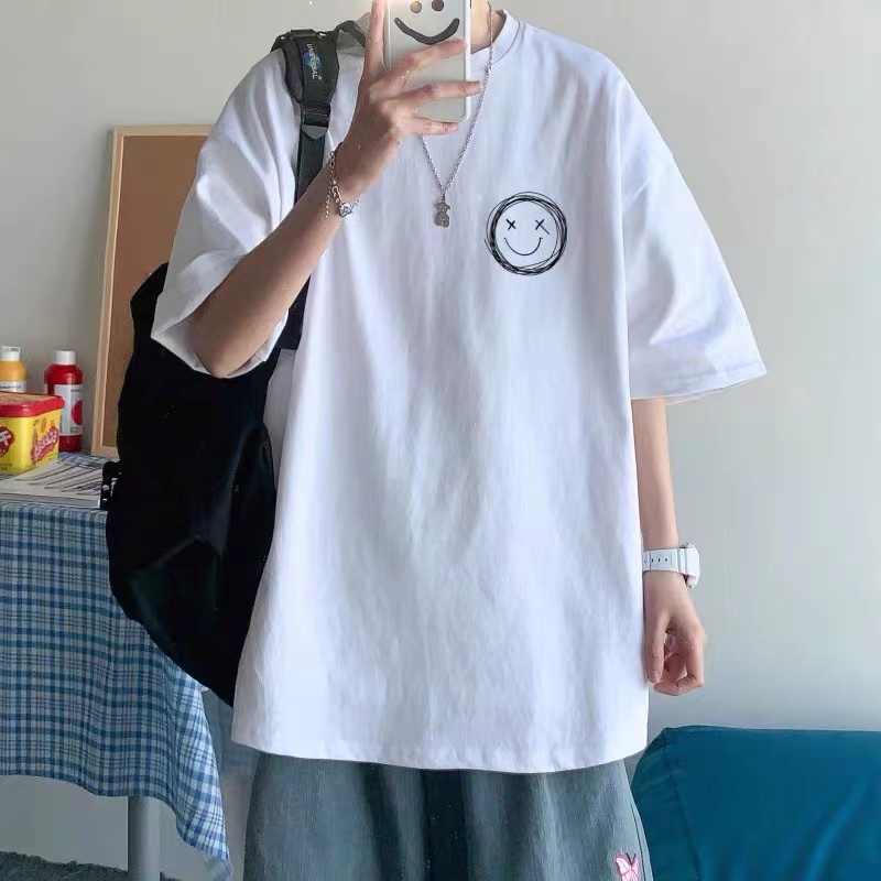 เสื้อยืดผู้ชายอ้วน S-5XL(อกเสื้อ39-51นิ้ว)