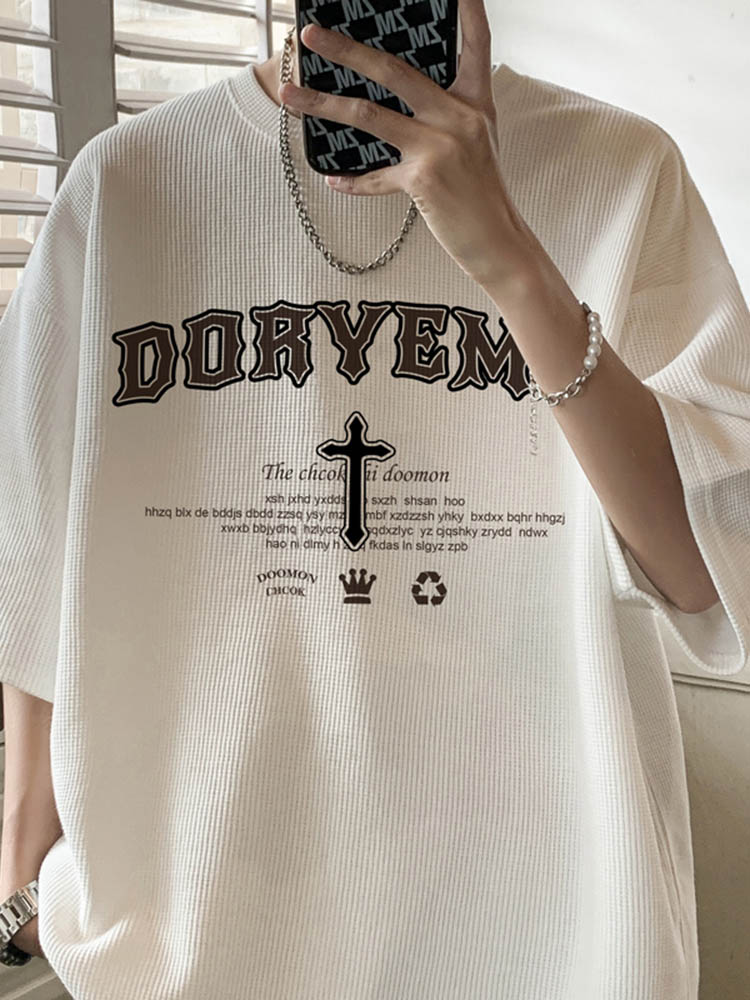 เสื้อยืดผู้ชายอ้วน S-5XL(อกเสื้อ39-51นิ้ว)