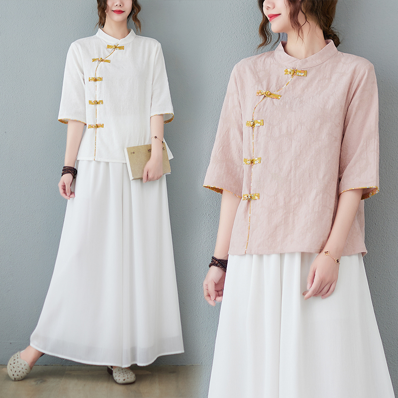 เสื้อลินิน เสื้อผ้าฝ้ายลินิน เสื้อเชิ้ตผ้าลินิน