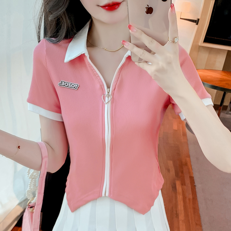 เสื้อผ้าวัยรุ่นเกาหลี เสื้อยืดวัยรุ่นผู้หญิง มีขนาด S M L XL