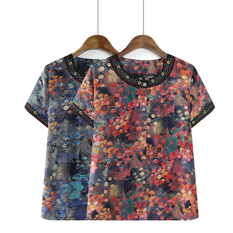 เสื้อคุณยาย เสื้อผู้วัยอายุ60-70ปี มีขนาด L-4XL(อกประมาณ35-45นิ้ว)