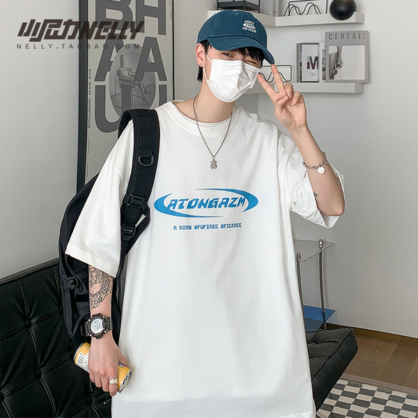 เสื้อยืดคอกลม ผู้ชาย เสื้อยืดผู้ชายเกาหลี เสื้อยืดเกาหลี แบรนด์ NELLY