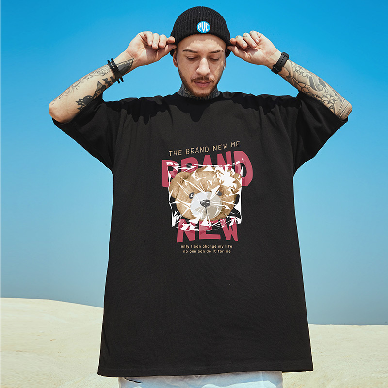 เสื้อยืดผู้ชายอ้วน S-5XL(อกเสื้อ39-51นิ้ว)