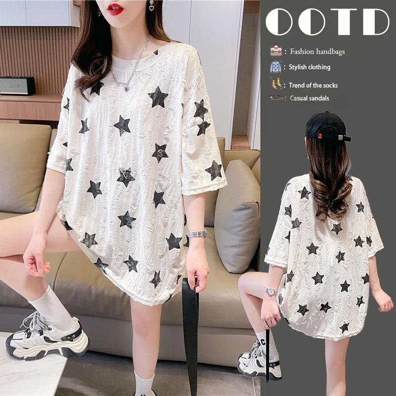 เสื้อยืดคนอ้วนแบบโอเวอร์ไซส์แบบ ulzzang fashion สนใจทักแชท