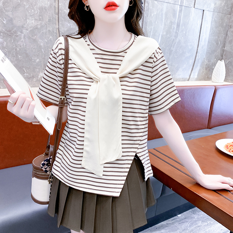 เสื้อผ้าวัยรุ่นเกาหลี เสื้อยืดวัยรุ่นผู้หญิง มีขนาด S M L XL