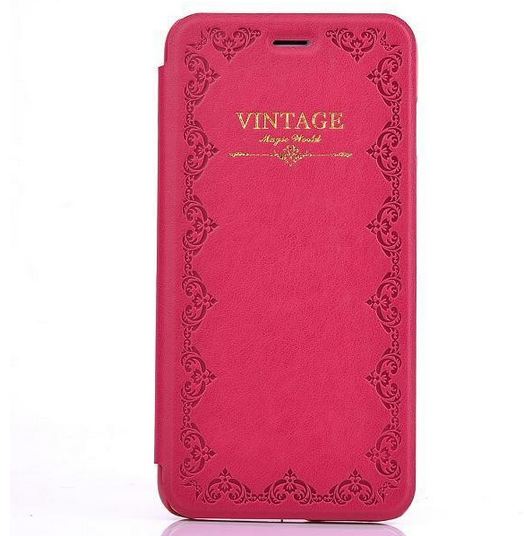เคสหนัง เคส iPhone 6 4.7 สไตล์ วินเทจ สีชมพู กุหลาบ หวาน ๆ ผู้หญิงใช้ แบบสวย เคสแบบมีฝา เปิดปิดได้ แบบคลาสสิค สวยหรู มีสไตล์ 198616_3
