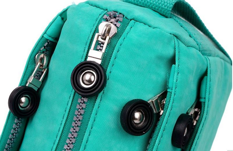 กระเป๋าสะพายผู้หญิง ขนาดกลาง กระเป๋าสะพายวัยรุ่น สีสันสดใส กระเป๋าผ้าไนลอน กันน้ำได้ มีซิปแยก 4 ช่อง ใส่ร่มพับได้ มีหลายสี แบบสวย สะดวก 311375