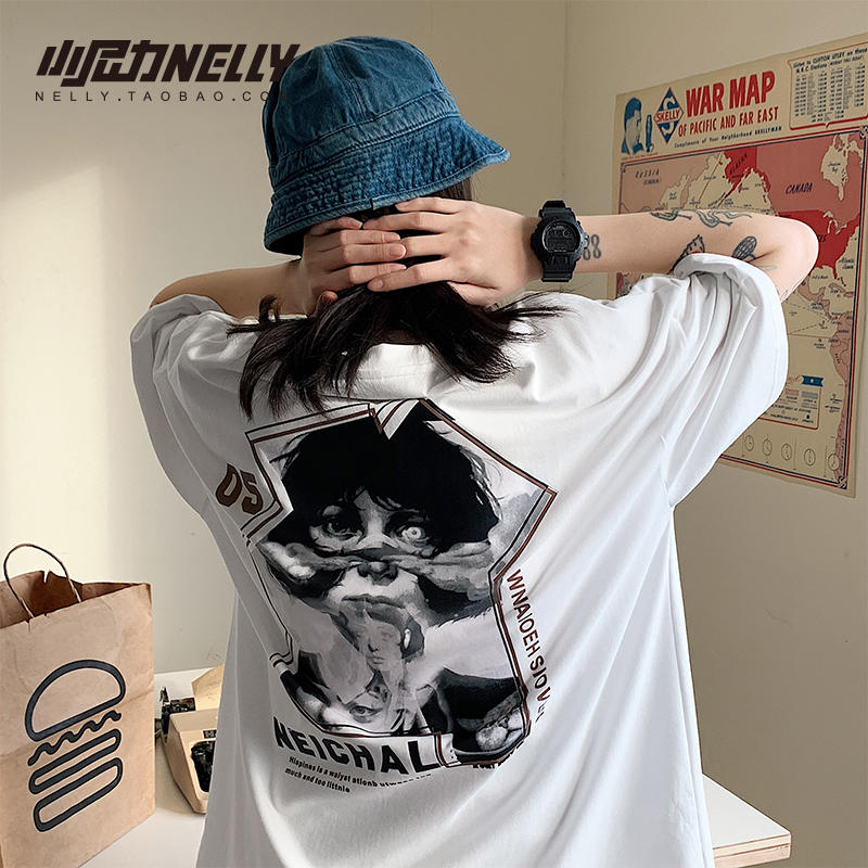 เสื้อยืดคอกลม ผู้ชาย เสื้อยืดผู้ชายเกาหลี เสื้อยืดเกาหลี แบรนด์ NELLY