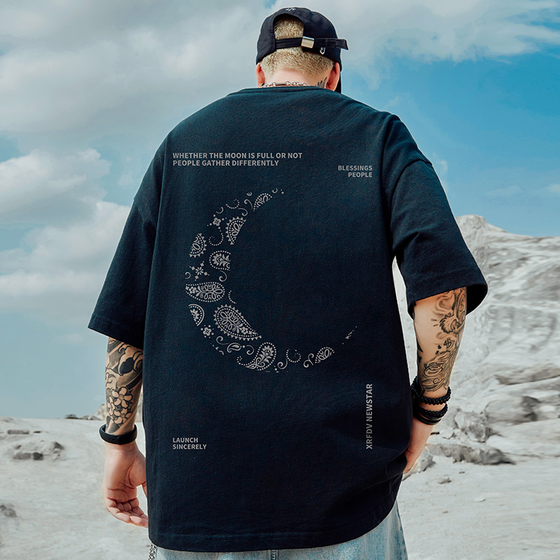 เสื้อยืดผู้ชายอ้วน S-5XL(อกเสื้อ39-51นิ้ว)