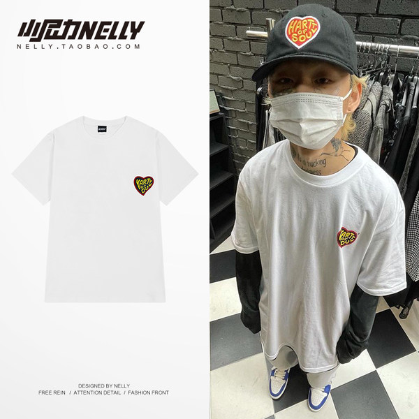 เสื้อยืดคอกลม ผู้ชาย เสื้อยืดผู้ชายเกาหลี เสื้อยืดเกาหลี แบรนด์ NELLY