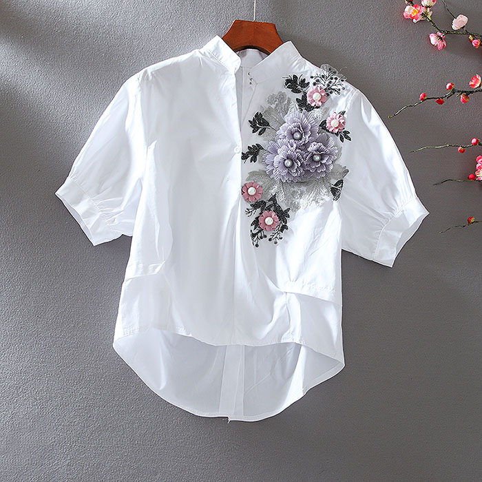 เสื้อลินิน เสื้อผ้าฝ้ายลินิน เสื้อเชิ้ตผ้าลินิน ปักลายสวยๆด้วยด้าย สไตล์VINTAGE BY Dreamroom