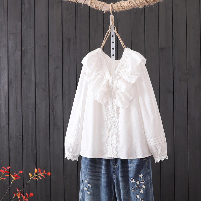 แบบเสื้อสวยๆ เสื้อผ้าฝ้ายลินิน เสื้อเชิ้ตผ้าลินิน