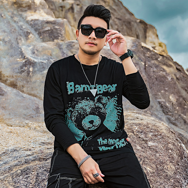 เสื้อยืดผู้ชายอ้วน S-5XL(อกเสื้อ39-51นิ้ว)