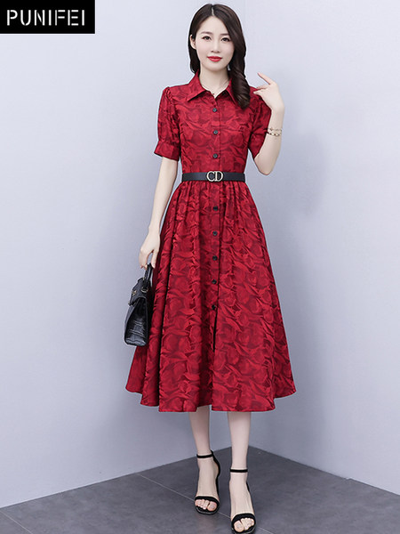 เดรสวัยผู้ใหญ่40-60ปี เดรสคุณแม่ ชุดเดรสทำงานวัยผู้ใหญ่ แบรนด์ MAMA DRESS