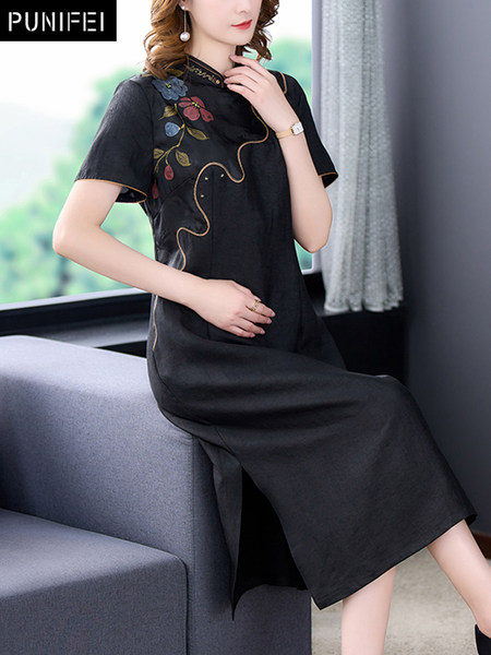 เดรสวัยผู้ใหญ่40-60ปี เดรสคุณแม่ ชุดเดรสทำงานวัยผู้ใหญ่ แบรนด์ MAMA DRESS