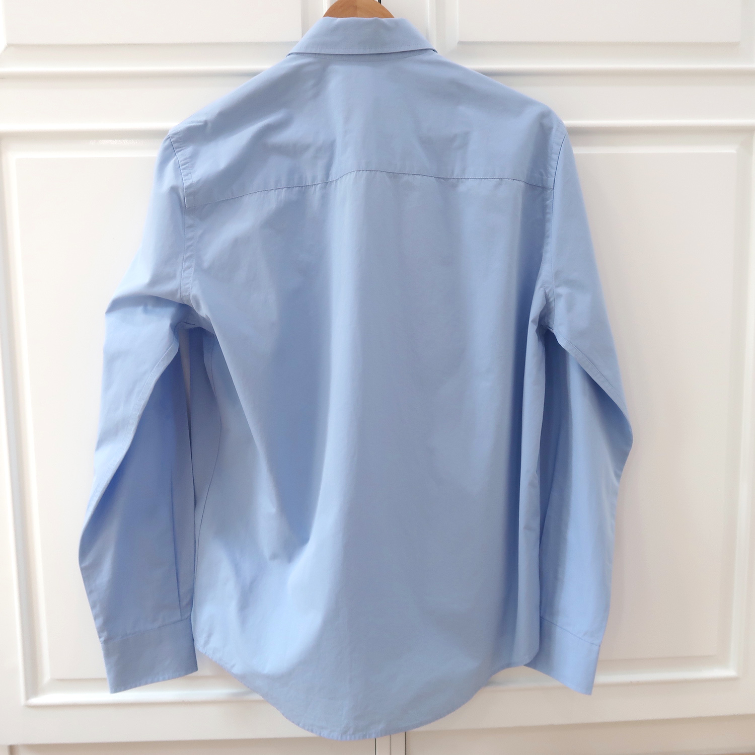 Ami Blue Cotton Ami De Coeur Long Sleeve Shirts