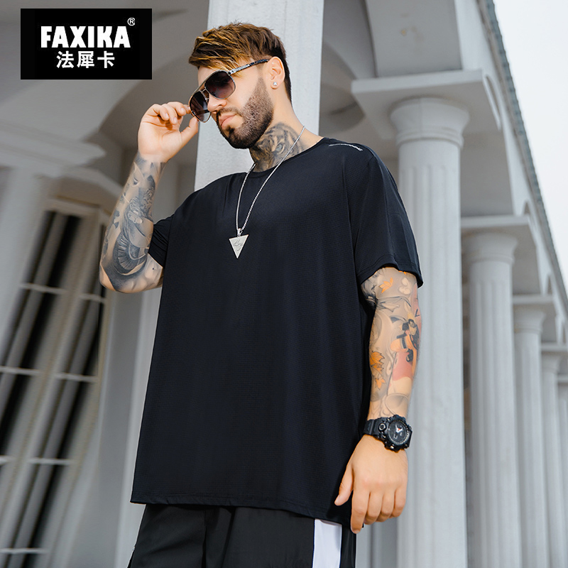เสื้อยืดผู้ชายอ้วน S-5XL(อกเสื้อ39-51นิ้ว)