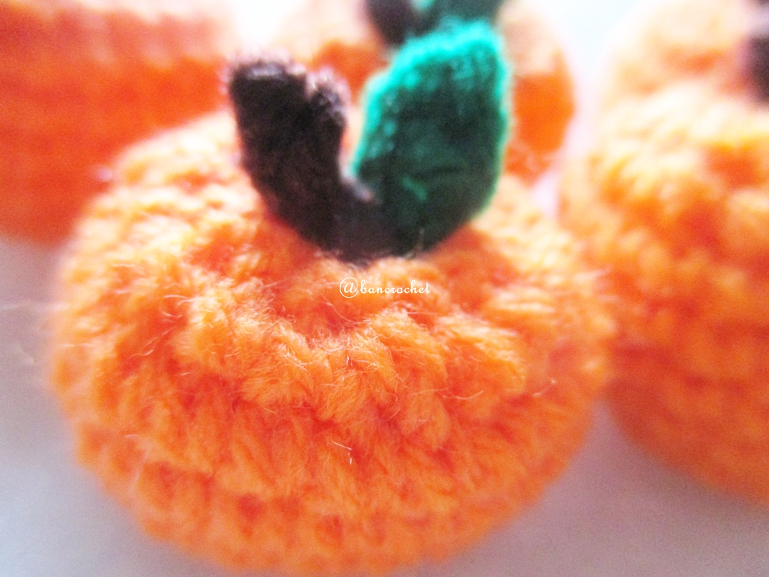 ส้มถักโครเชต์ orange fruit crochet
