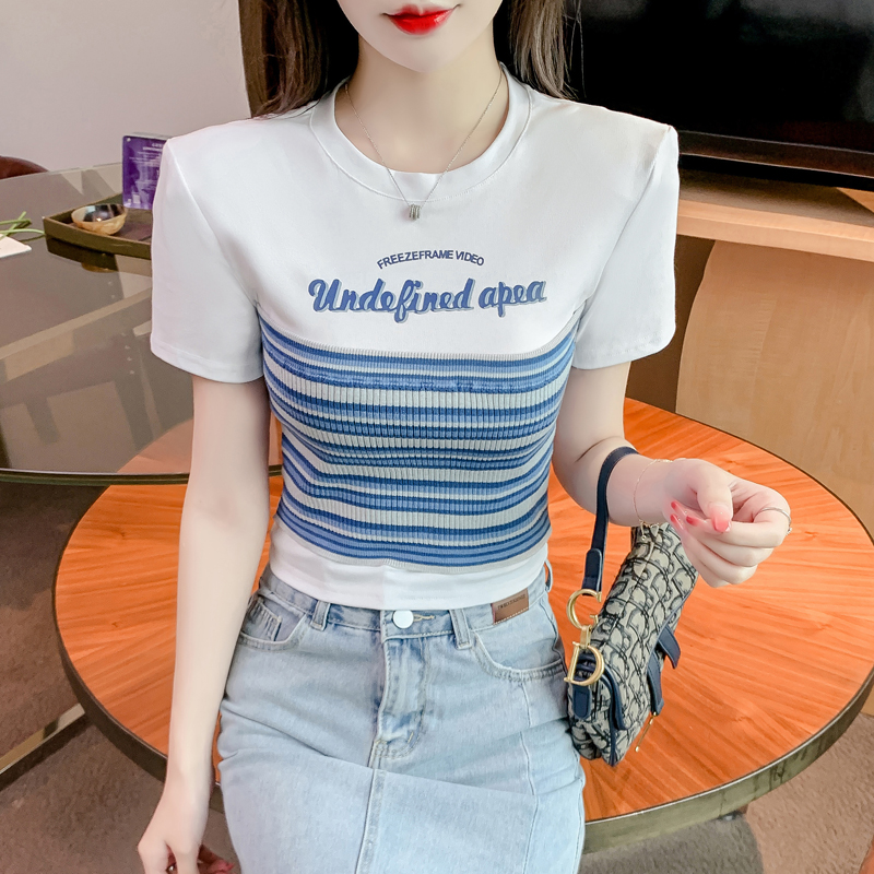 เสื้อผ้าวัยรุ่นเกาหลี เสื้อยืดวัยรุ่นผู้หญิง มีขนาด S M L XL