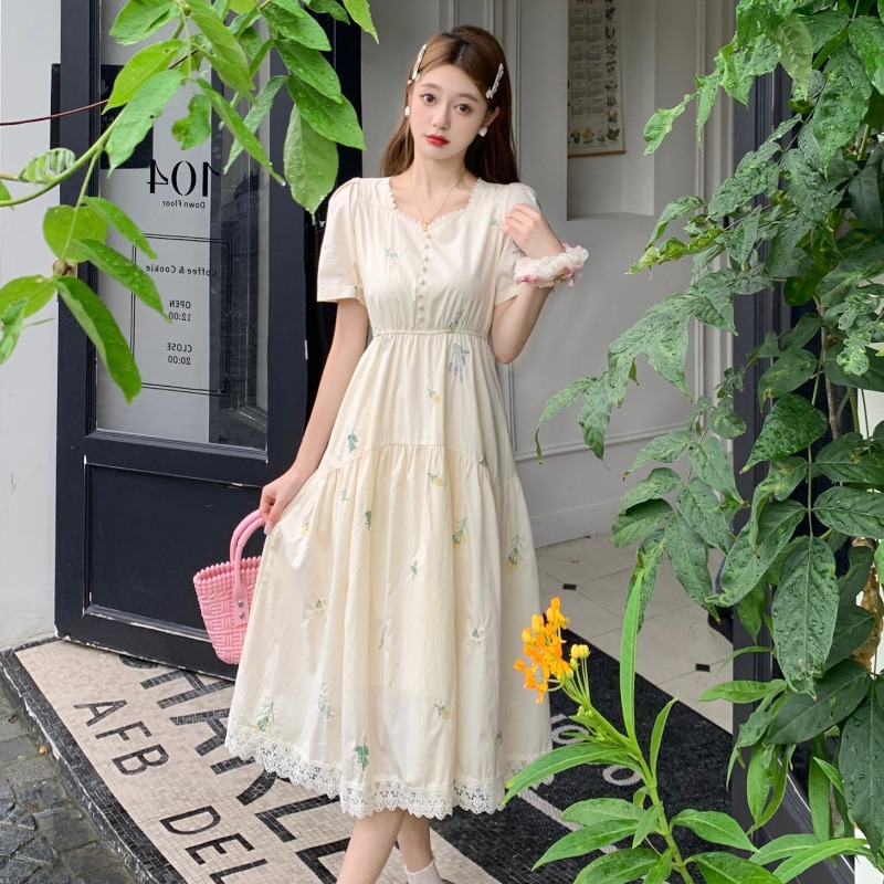 เดรสแขนสั้น มีไซส์ L-4XLอก 38-47 นิ้ว ใส่ได้ทั้งสาวหุ่นดีน่ารักจนถึงสาวอวบพลัสไซส์ จัดส่งฟรี! ทักแชทสั่งซื้อ