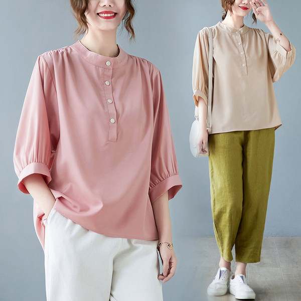 เสื้อลินิน แบบเสื้อสวยๆ เสื้อผ้าฝ้ายลินิน เสื้อเชิ้ตผ้าลินิน BY LININ