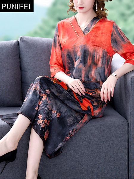 เดรสวัยผู้ใหญ่40-60ปี เดรสคุณแม่ ชุดเดรสทำงานวัยผู้ใหญ่ แบรนด์ MAMA DRESS