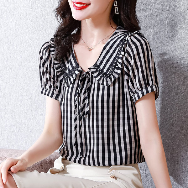 เสื้อชีฟองเกาหลี เสื้อชีฟองสวยๆ