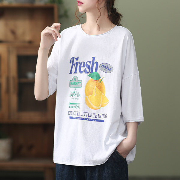 เสื้อยืดวินเทจ ฟรีไซส์อกเสื้อประมาณ 38-42