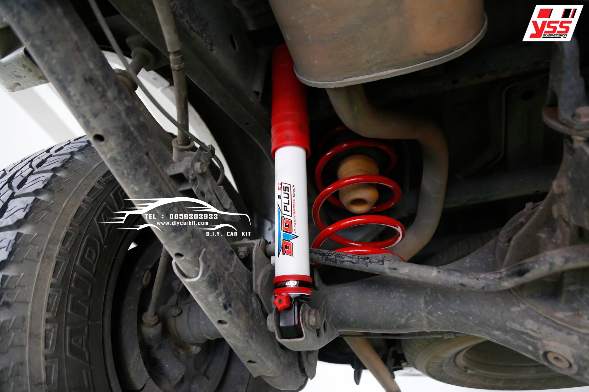 โช้คอัพรถยนต์ สปริง YSS รุ่น DTG Plus รถ Pajero Sport ปี 08-14