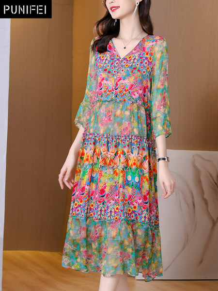 เดรสวัยผู้ใหญ่40-60ปี เดรสคุณแม่ ชุดเดรสทำงานวัยผู้ใหญ่ แบรนด์ MAMA DRESS