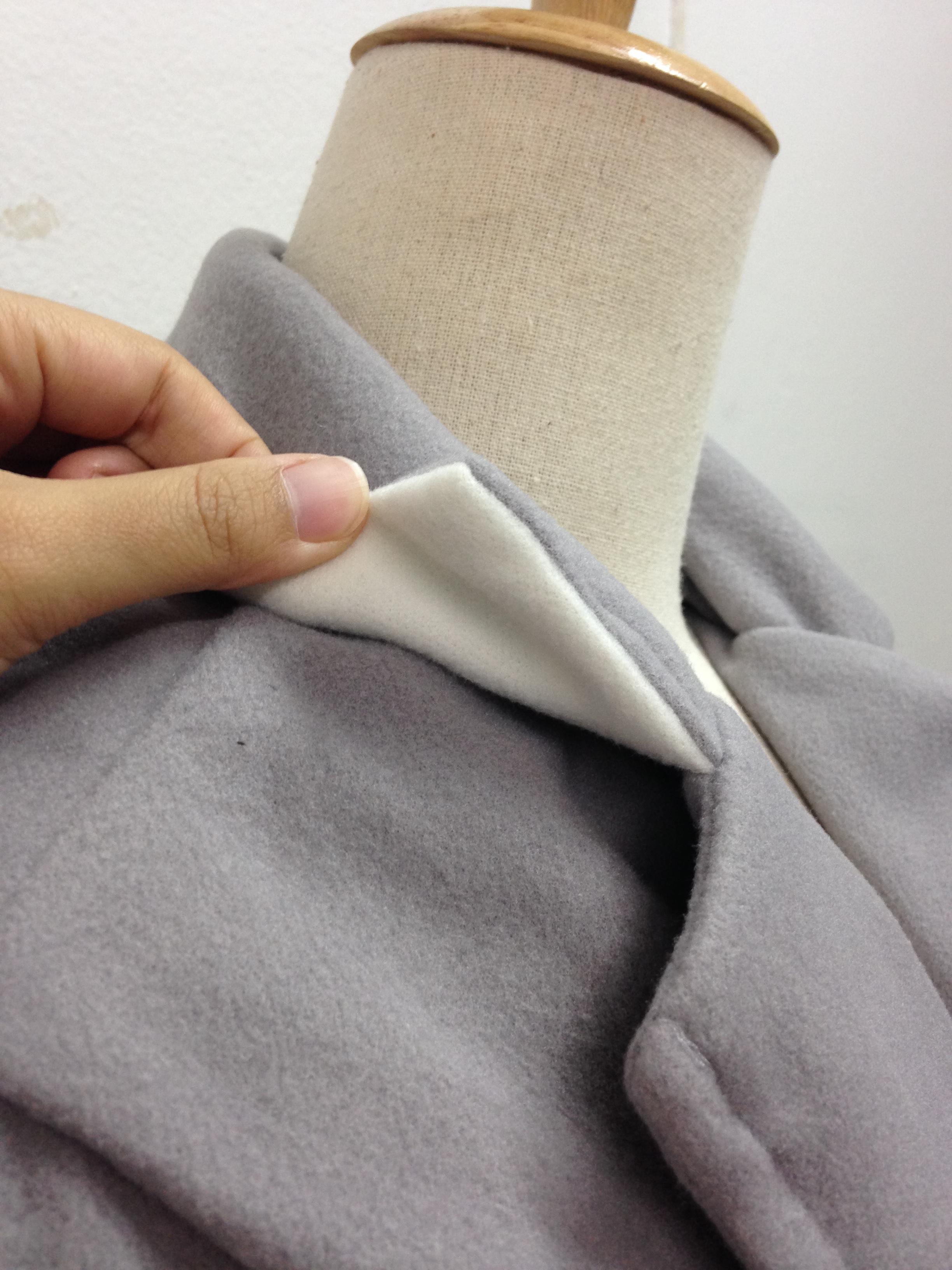 เสื้อโค้ทกันหนาว สไตล์เกาหลี ทรงสวย Classic ผ้าสำลีเนื้อเบา บุซับในกันลม สีเทา พร้อมส่ง GRAY