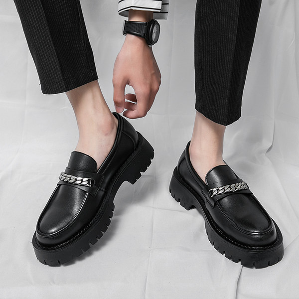 รองเท้าหนังผู้ชาย มีไซส์39-44 รองเท้าโลฟเฟอร์ชาย Slip-On Shoes