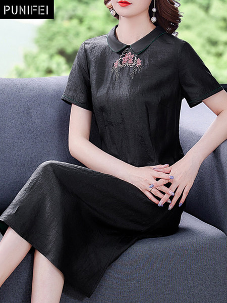 เดรสวัยผู้ใหญ่40-60ปี เดรสคุณแม่ ชุดเดรสทำงานวัยผู้ใหญ่ แบรนด์ MAMA DRESS
