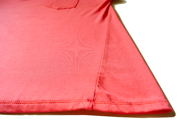 เสื้อผ้าแฟชั่น เสื้อยืด ตัวหลวมพับแขน