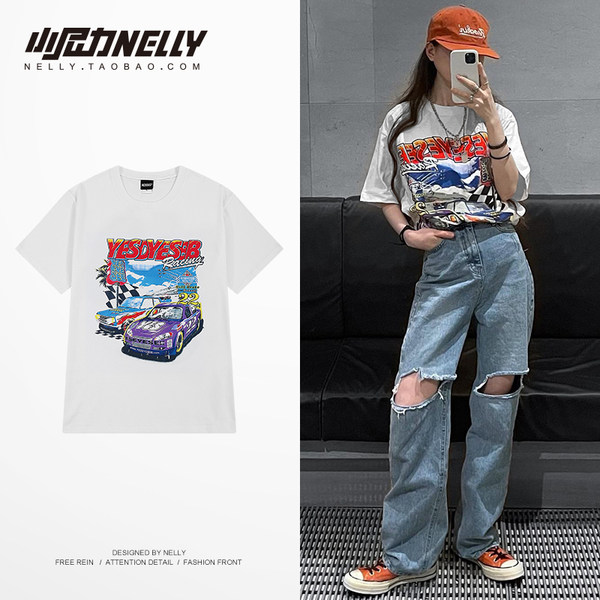 เสื้อยืดคอกลม ผู้ชาย เสื้อยืดผู้ชายเกาหลี เสื้อยืดเกาหลี แบรนด์ NELLY