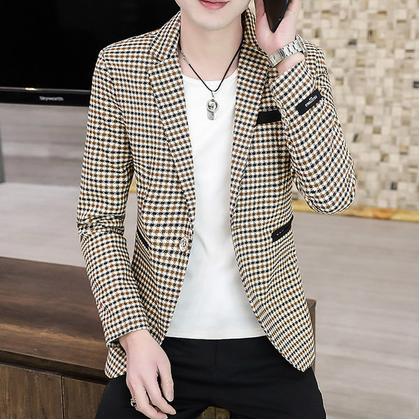 สูท Blazers ผู้ชาย เสื้อคลุมสไตล์สูท สำหรับผู้ชาย