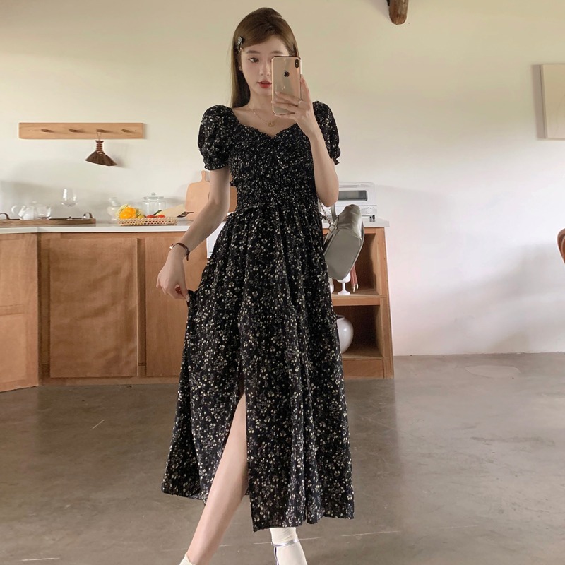 เดรสแขนสั้น มีไซส์ L-4XLอก 38-47 นิ้ว ใส่ได้ทั้งสาวหุ่นดีน่ารักจนถึงสาวอวบพลัสไซส์ จัดส่งฟรี! ทักแชทสั่งซื้อ