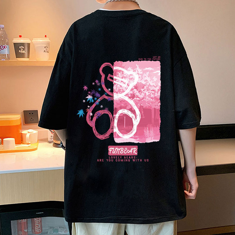 เสื้อยืดผู้ชายอ้วน XL-5XL อกเสื้อ40-52 นิ้ว