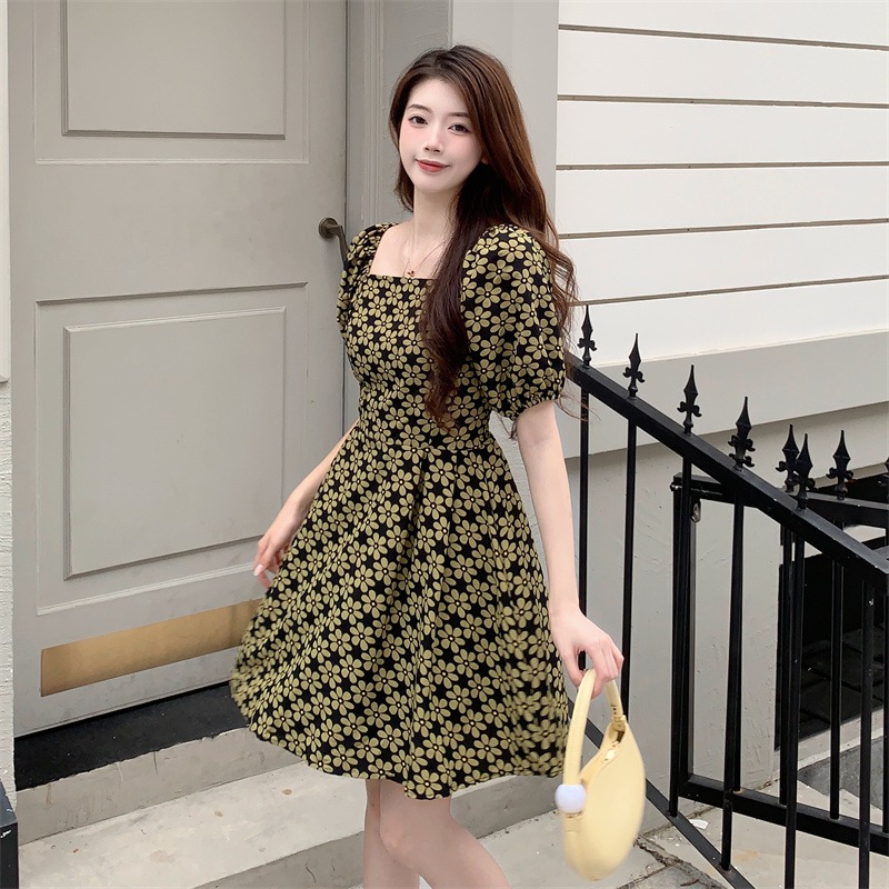 เดรสแขนสั้น มีไซส์ L-4XLอก 38-47 นิ้ว ใส่ได้ทั้งสาวหุ่นดีน่ารักจนถึงสาวอวบพลัสไซส์ จัดส่งฟรี! ทักแชทสั่งซื้อ