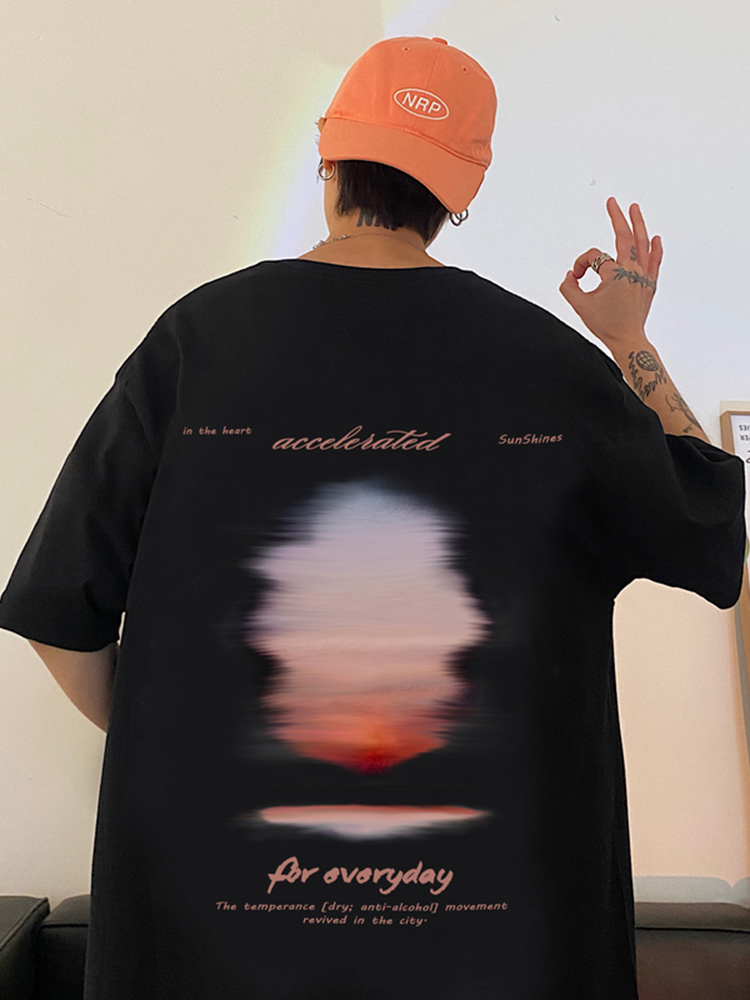 เสื้อยืดผู้ชายอ้วน S-5XL(อกเสื้อ39-51นิ้ว)